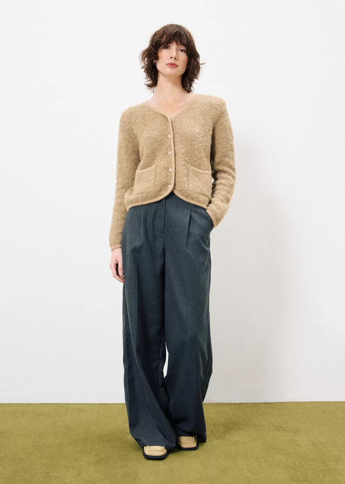FRNCH Sweaters & Cardigans^ACIL Cardigan Beige