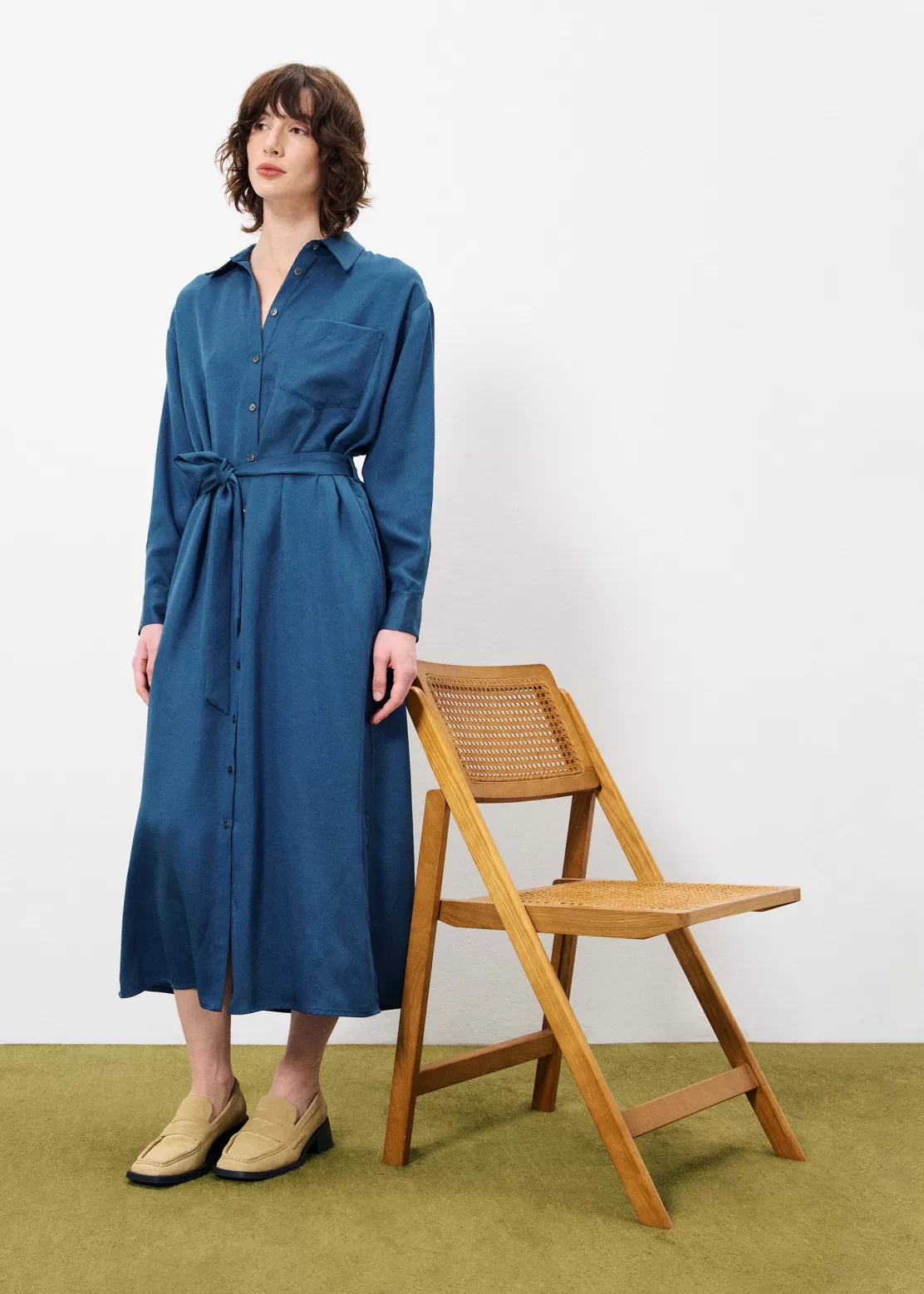 FRNCH Dresses^ADENISSE Dress Blue