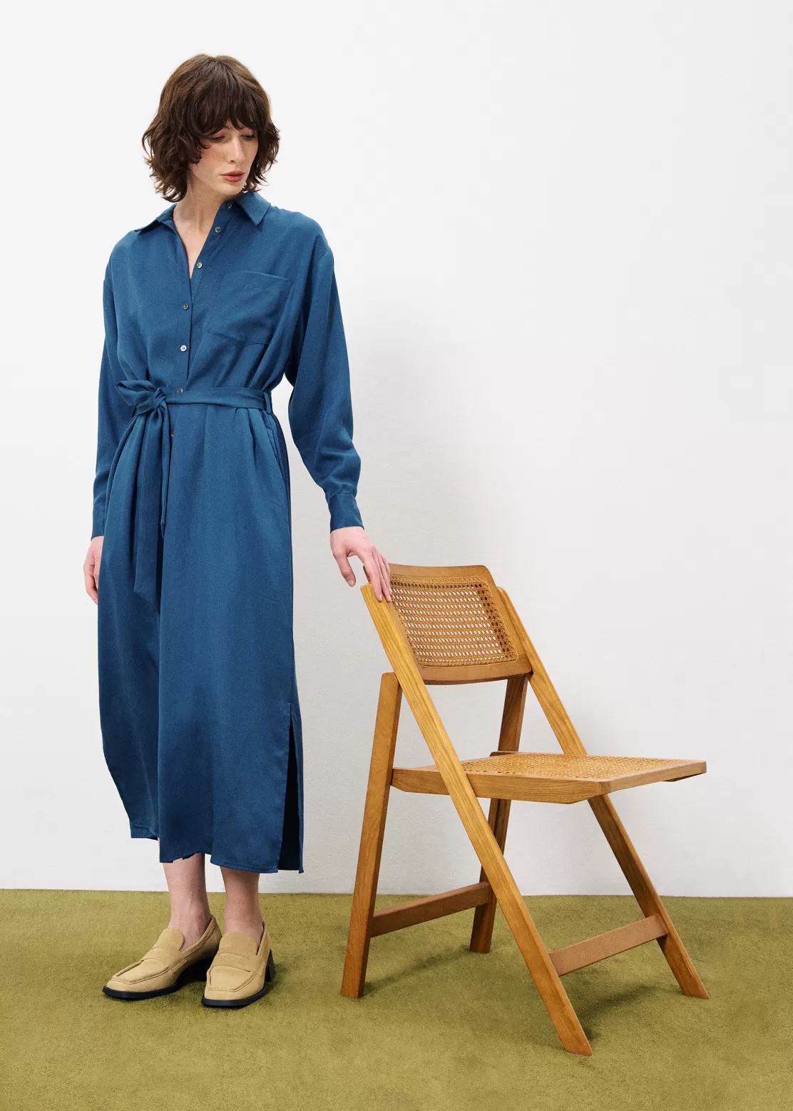 FRNCH Dresses^ADENISSE Dress Blue