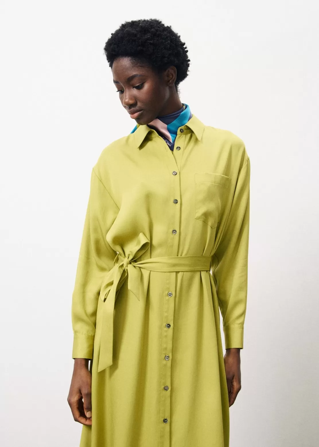 FRNCH Dresses^ADENISSE Dress Green