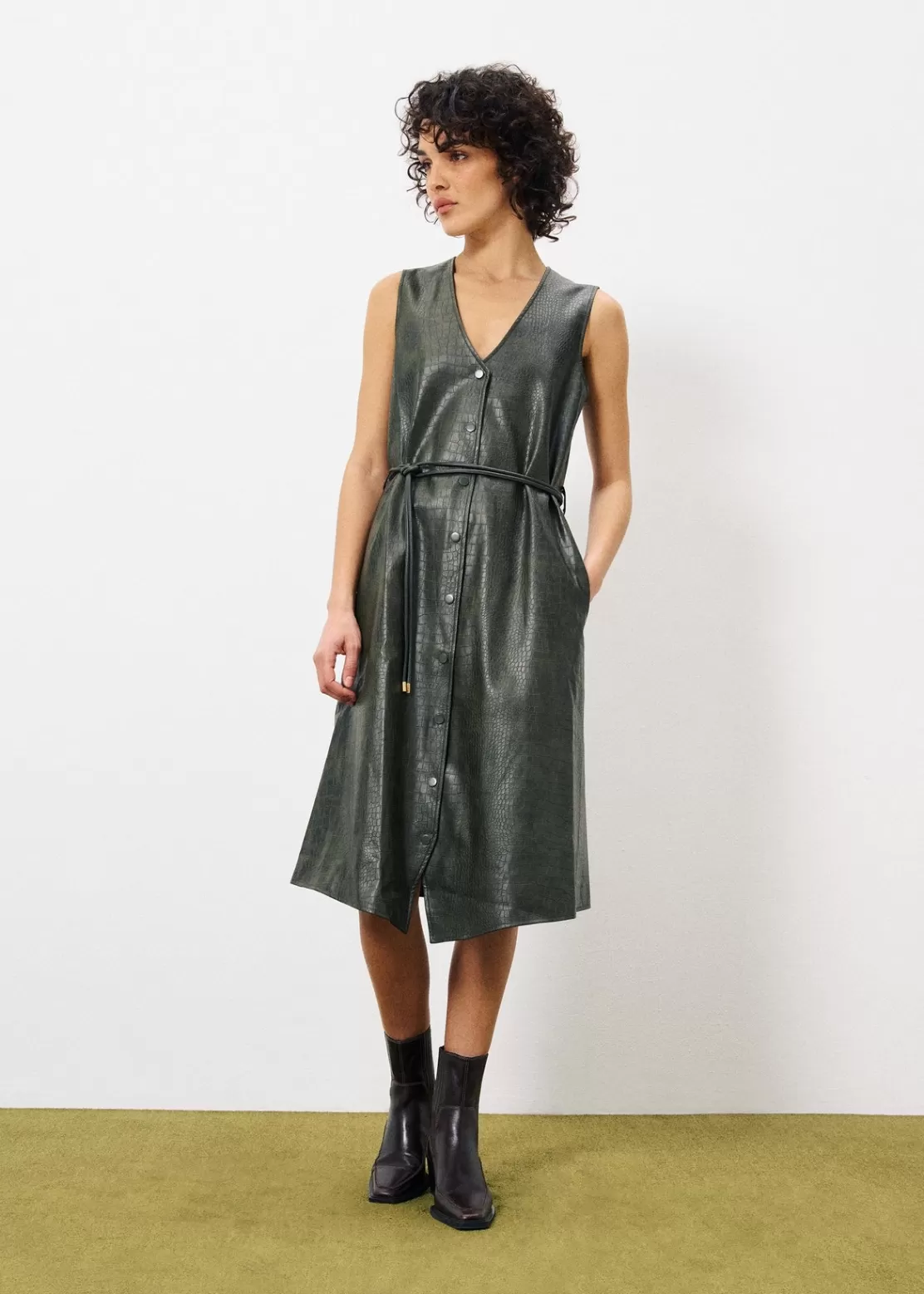 FRNCH Dresses^ADONIA Dress Green