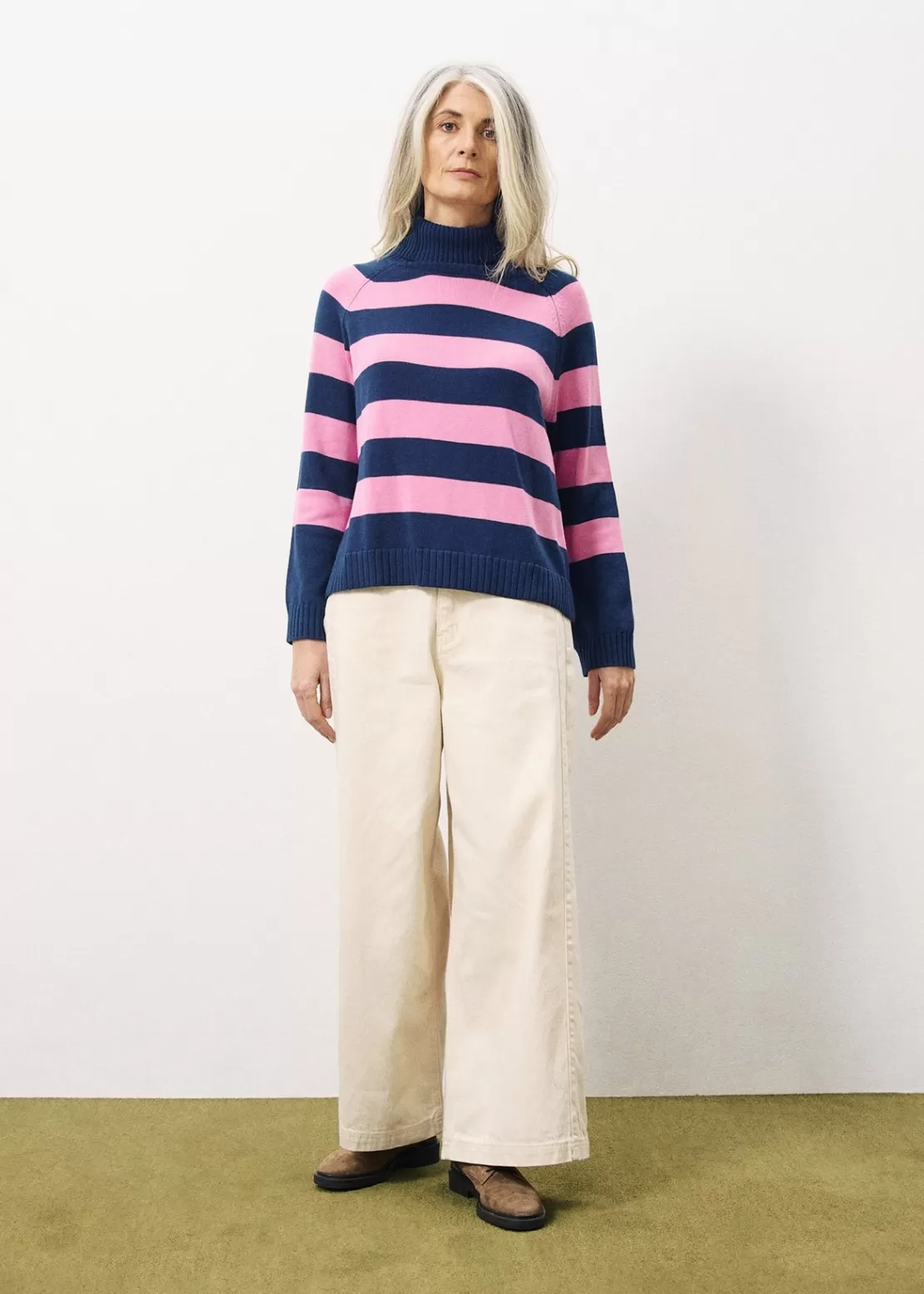 FRNCH Sweaters & Cardigans^AGGIE Sweater Blue