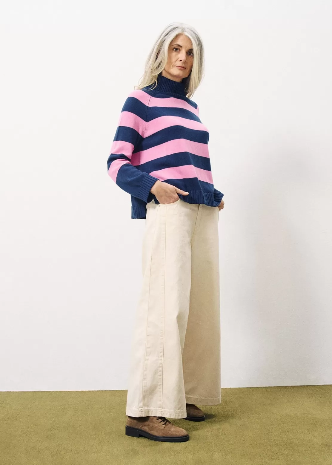 FRNCH Sweaters & Cardigans^AGGIE Sweater Blue