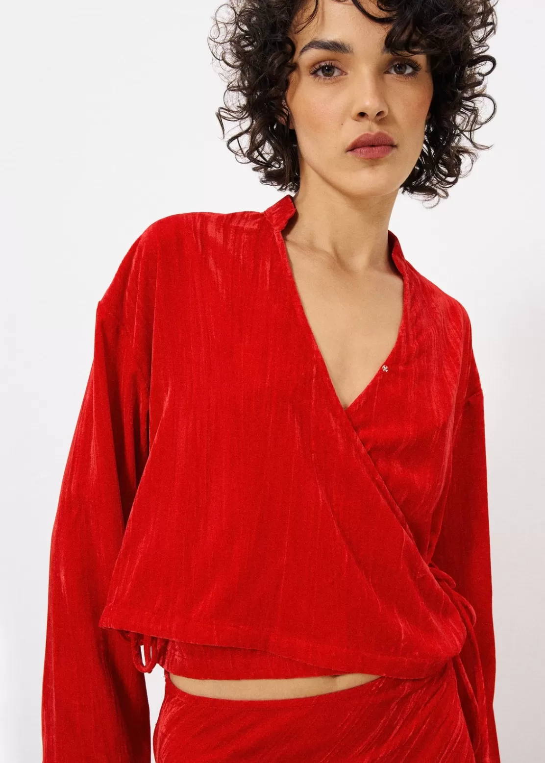 FRNCH Shirts & Tops^AIDEE Blouse Red