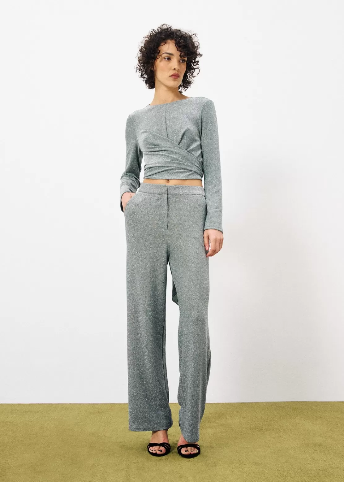 FRNCH Pants & Shorts^AIMELINE Pants Green