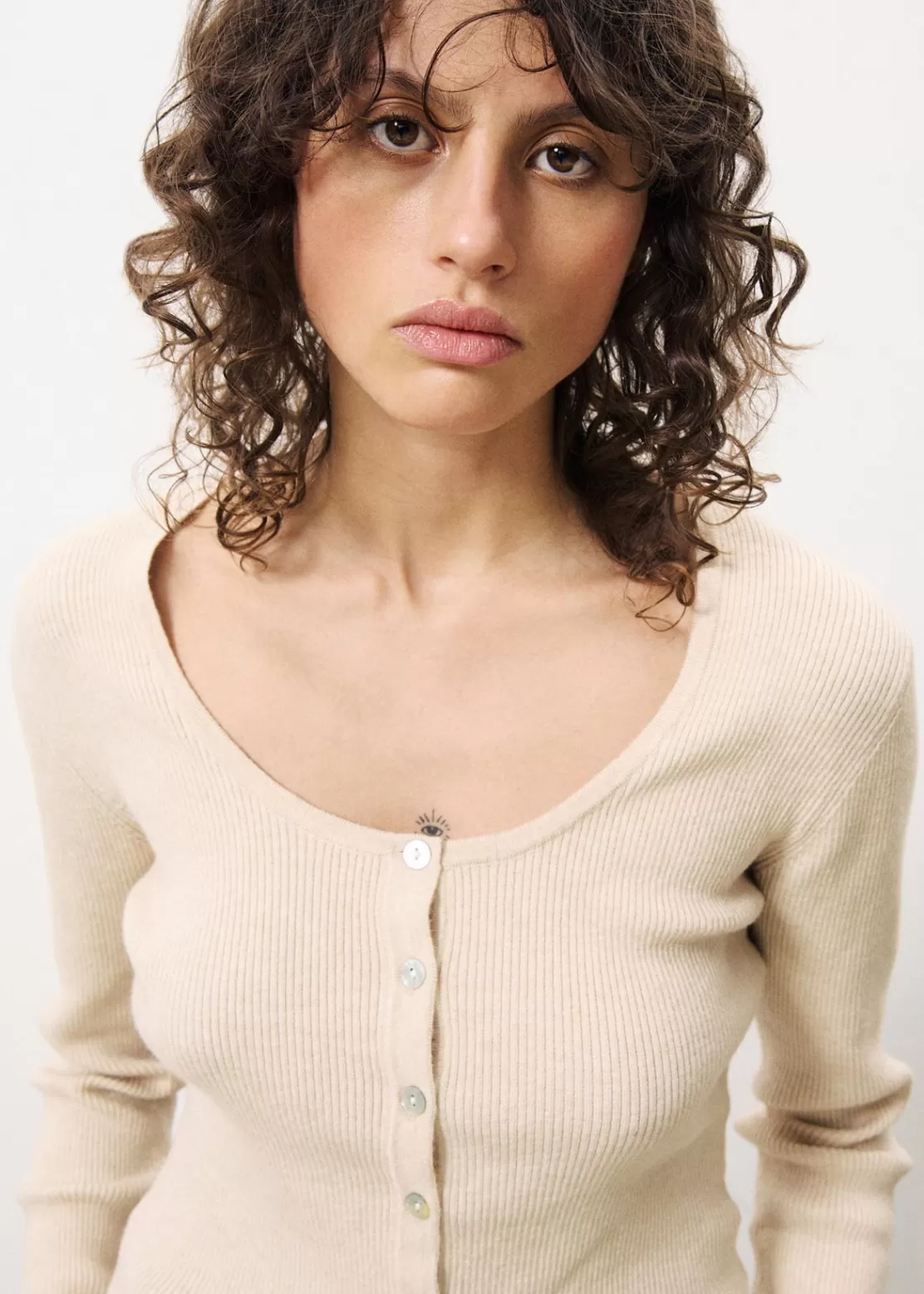 FRNCH Sweaters & Cardigans^AINOA Sweater Beige