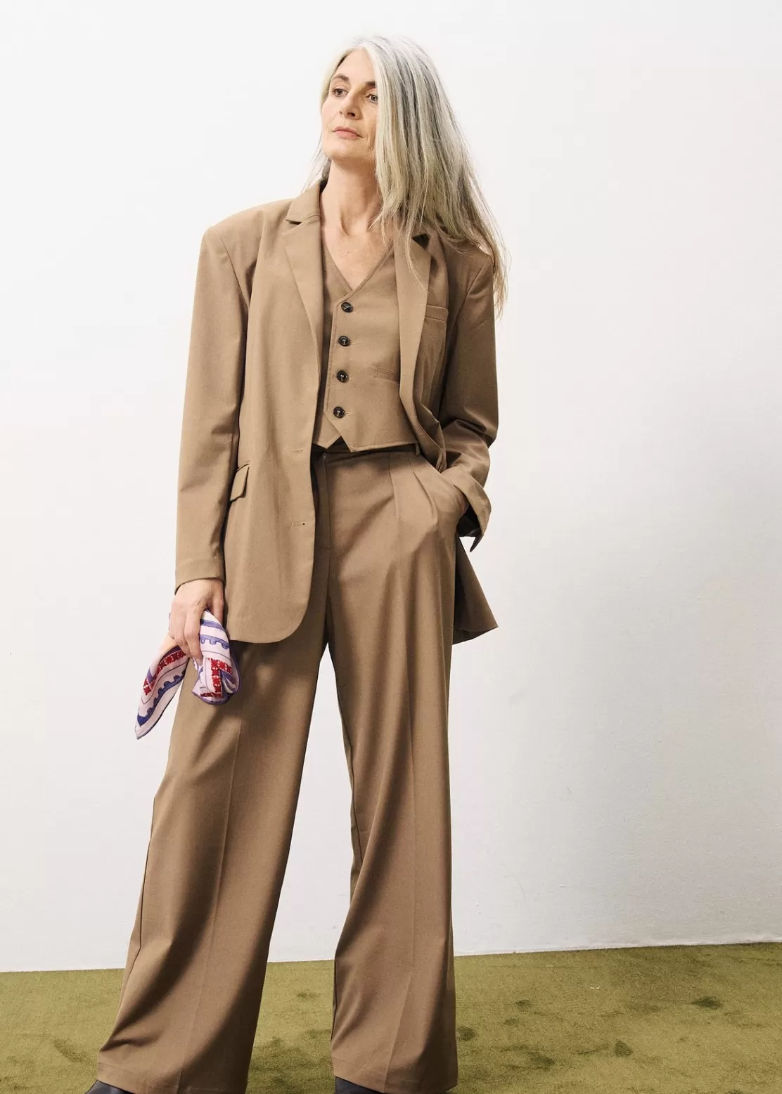FRNCH Sweaters & Cardigans^ALIX Waistcoat Brown