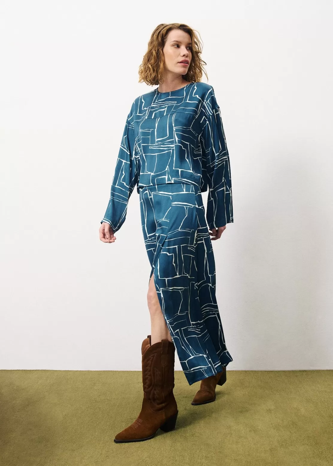 FRNCH Shirts & Tops^ANATOLIA Top Blue