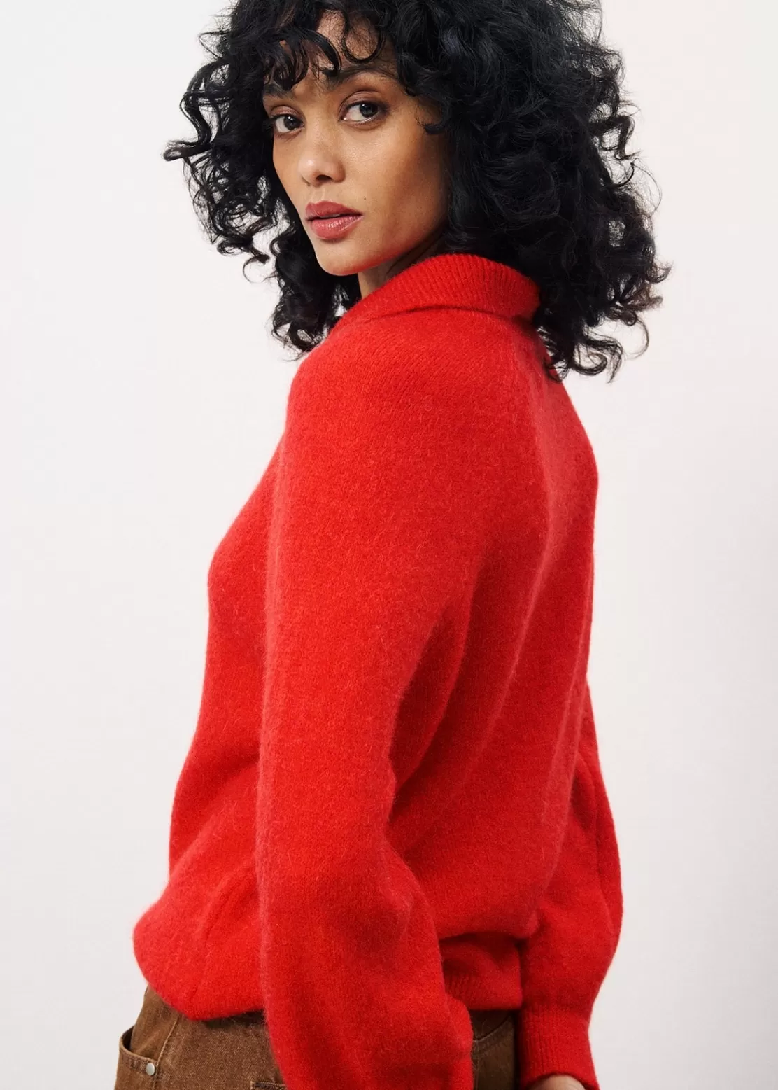 FRNCH Sweaters & Cardigans^AYCA Sweater Red