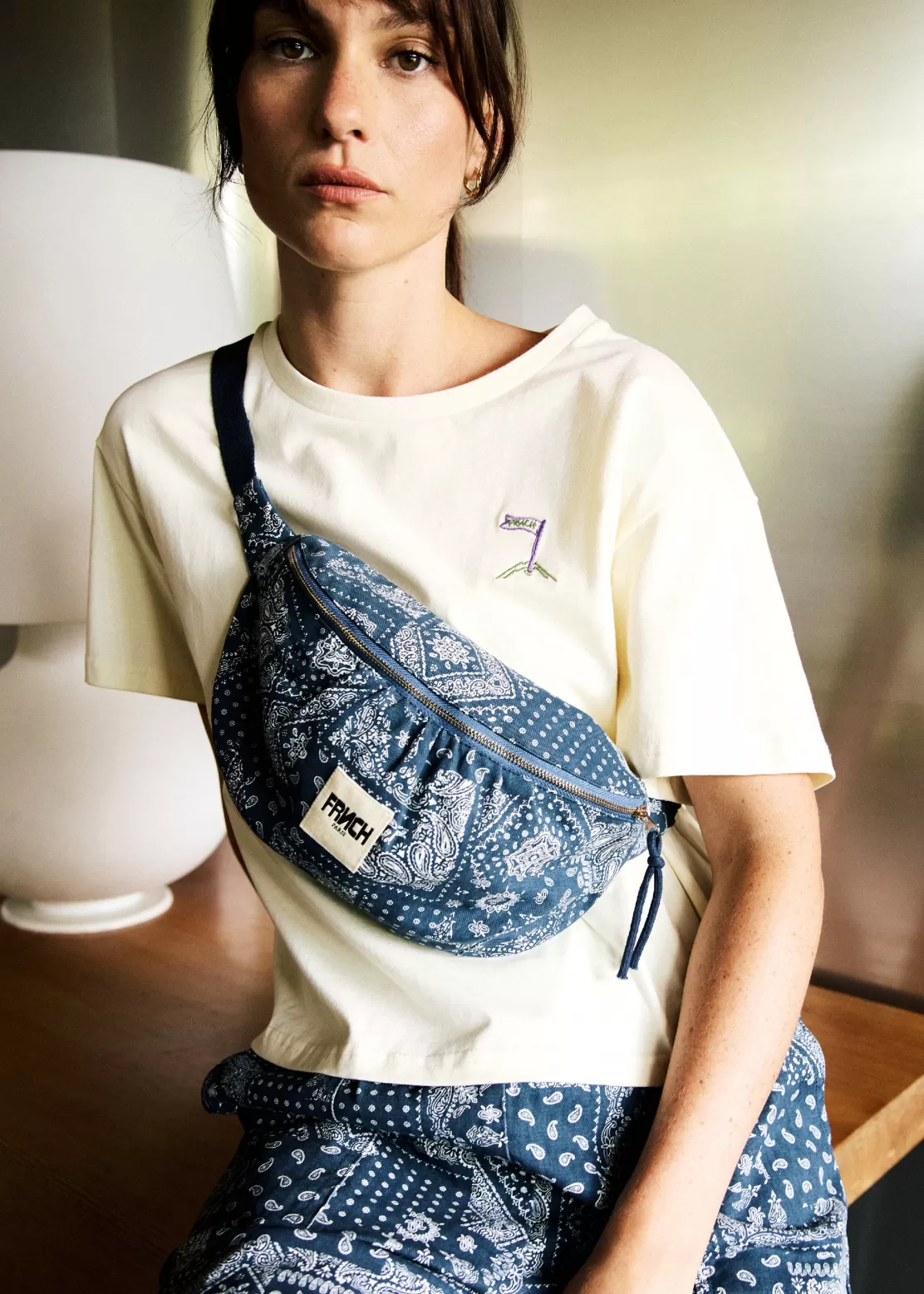 FRNCH Accessories^Banane NISSA BLEU MARINE