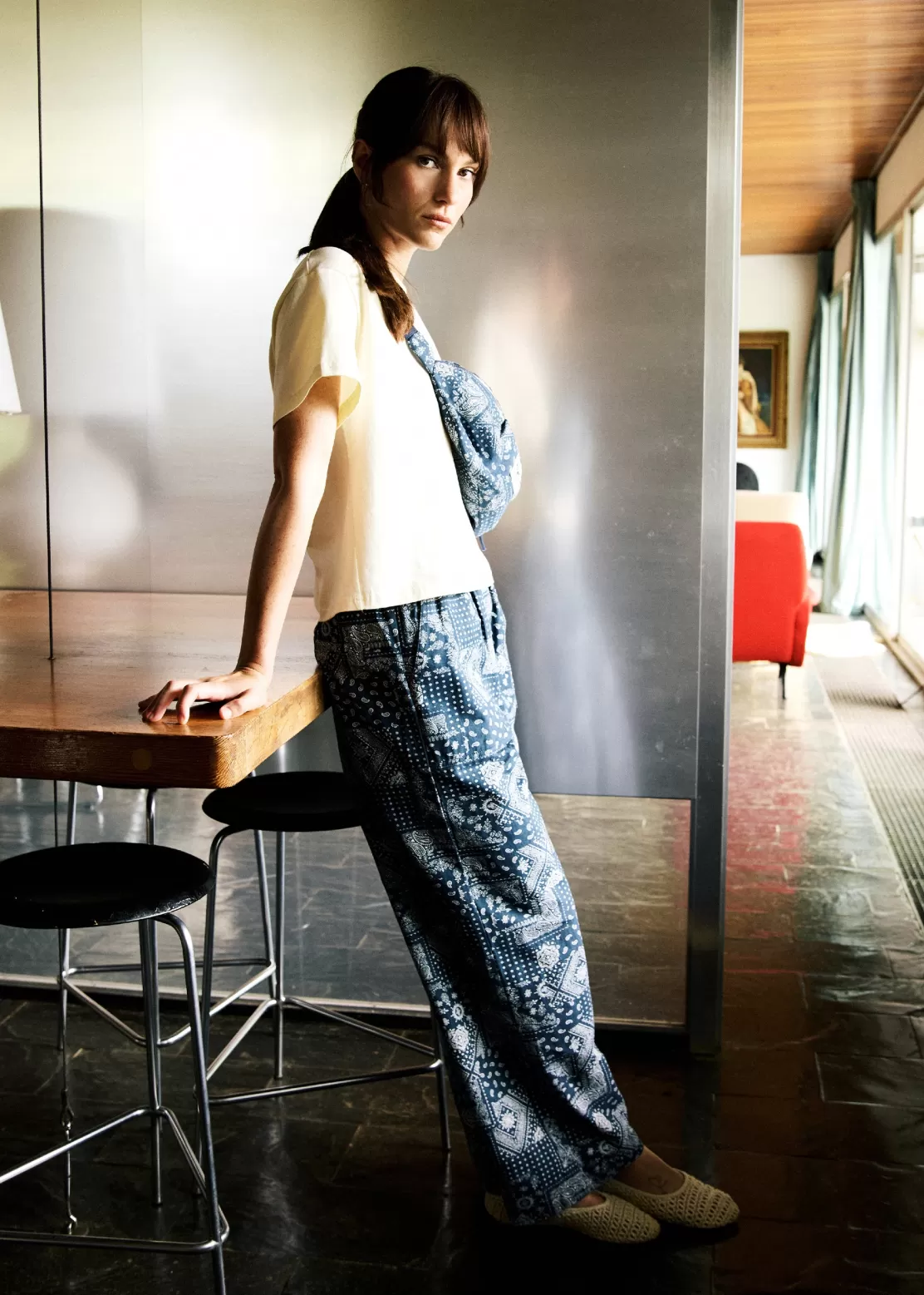 FRNCH Accessories^Banane NISSA BLEU MARINE