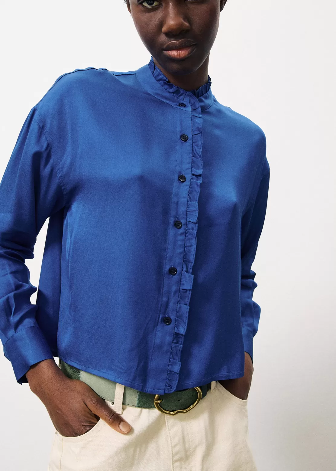 FRNCH Shirts & Tops^CABANAC Shirt Blue