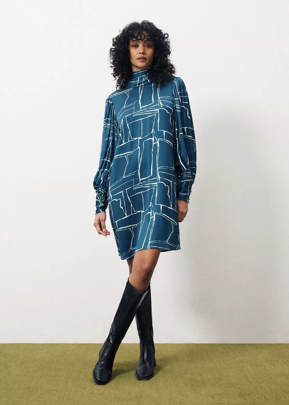 FRNCH Dresses^CALANDRA Dress Blue