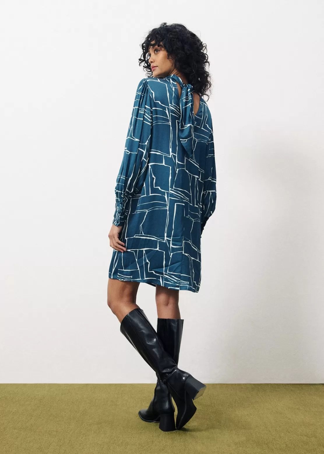 FRNCH Dresses^CALANDRA Dress Blue