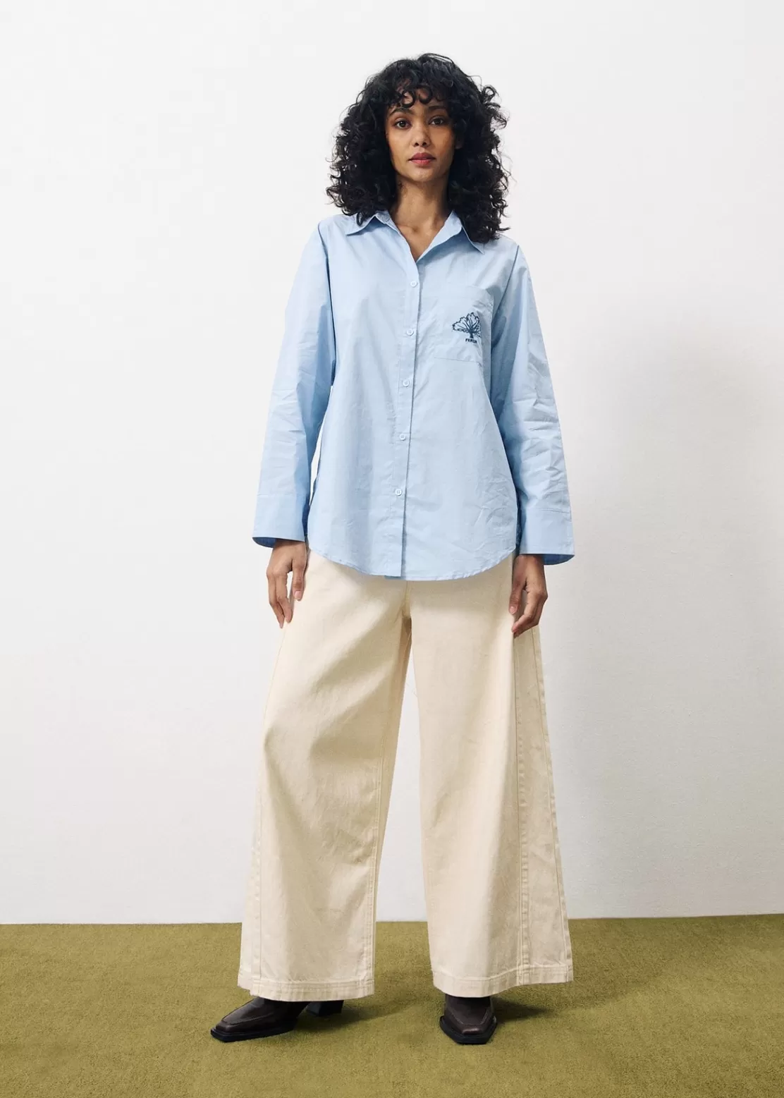 FRNCH Shirts & Tops^CALANTHA Shirt Blue
