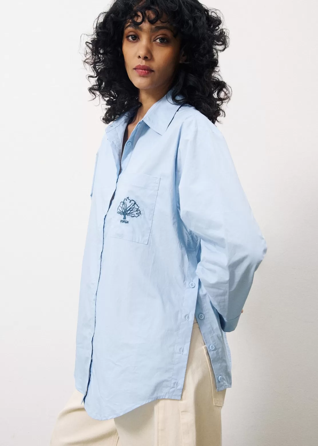 FRNCH Shirts & Tops^CALANTHA Shirt Blue