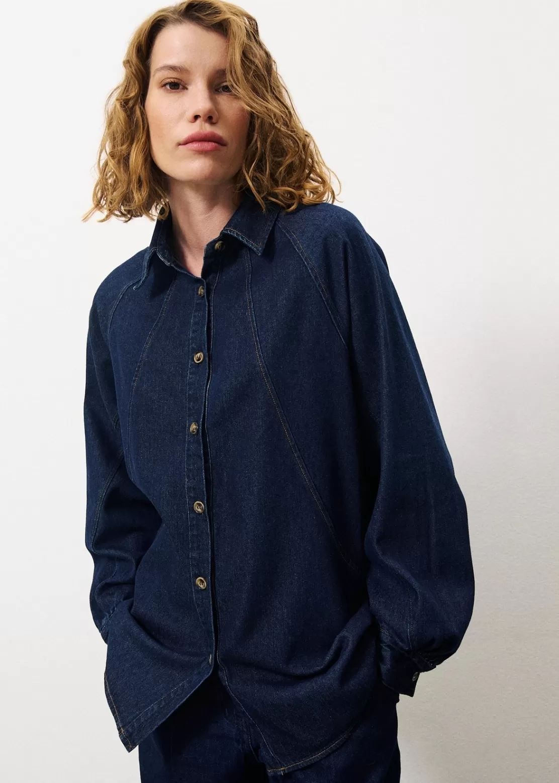 FRNCH Shirts & Tops^CALEEN Shirt Blue
