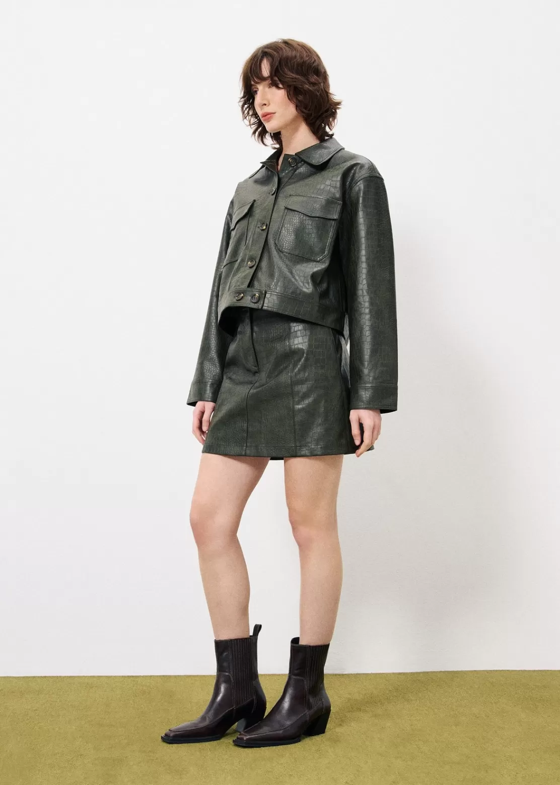 FRNCH Coats & Jackets^CALIXA Jacket Green