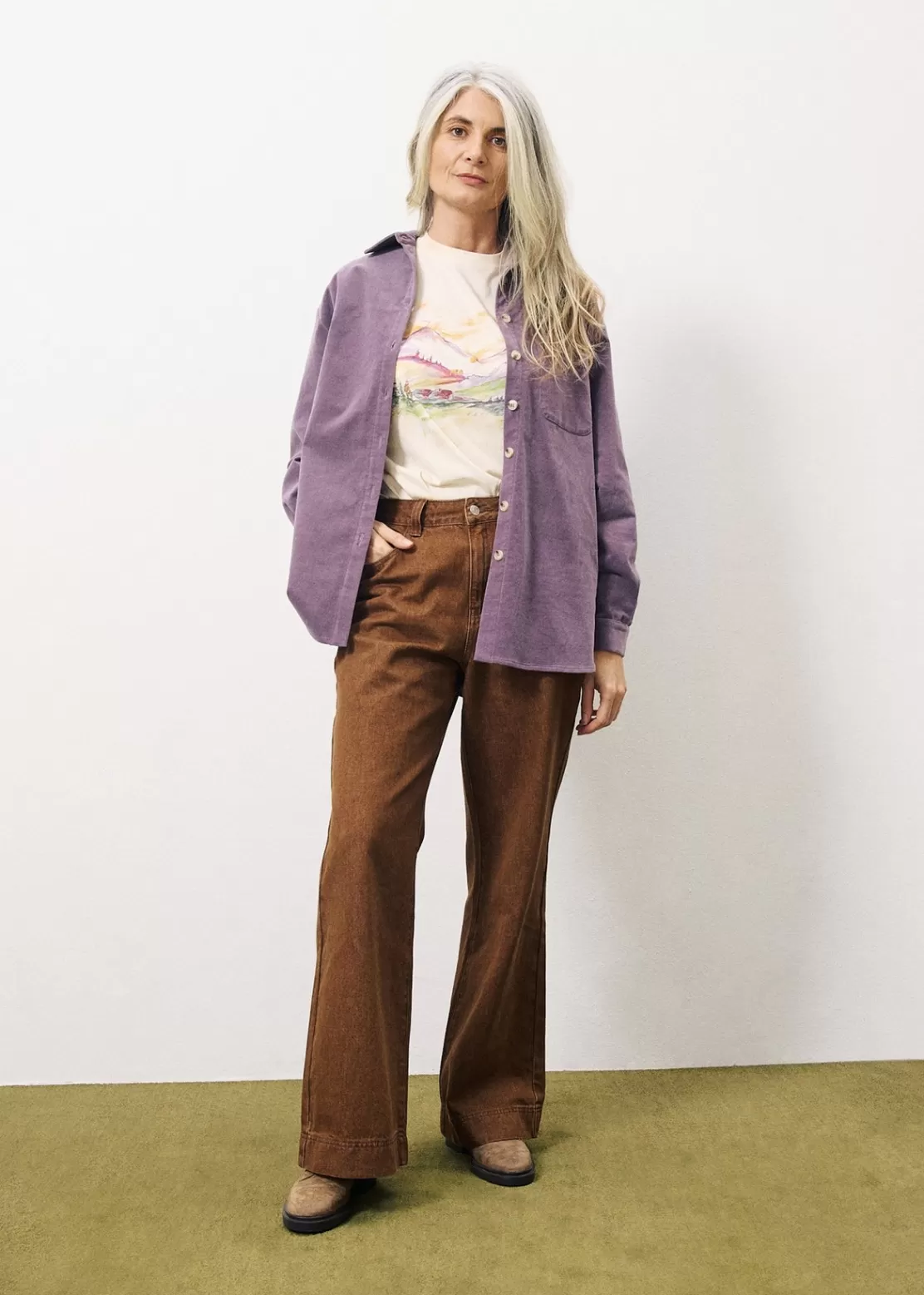 FRNCH Shirts & Tops^CARLA Shirt Purple