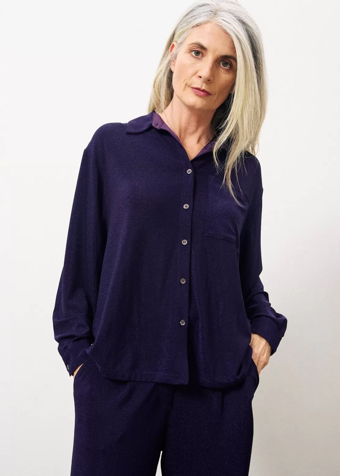 FRNCH Shirts & Tops^CARLA Shirt Purple