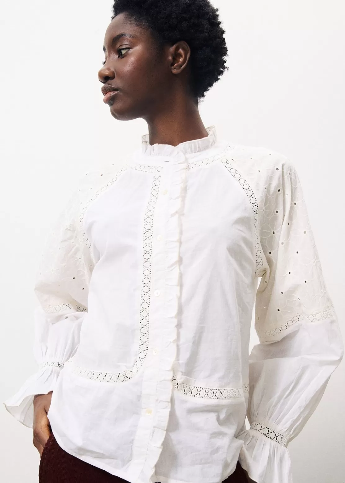 FRNCH Shirts & Tops^CHADIA Blouse Beige