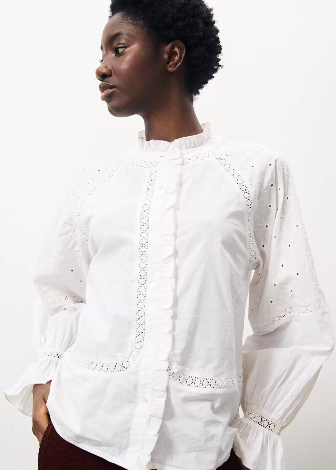 FRNCH Shirts & Tops^CHADIA Blouse Beige