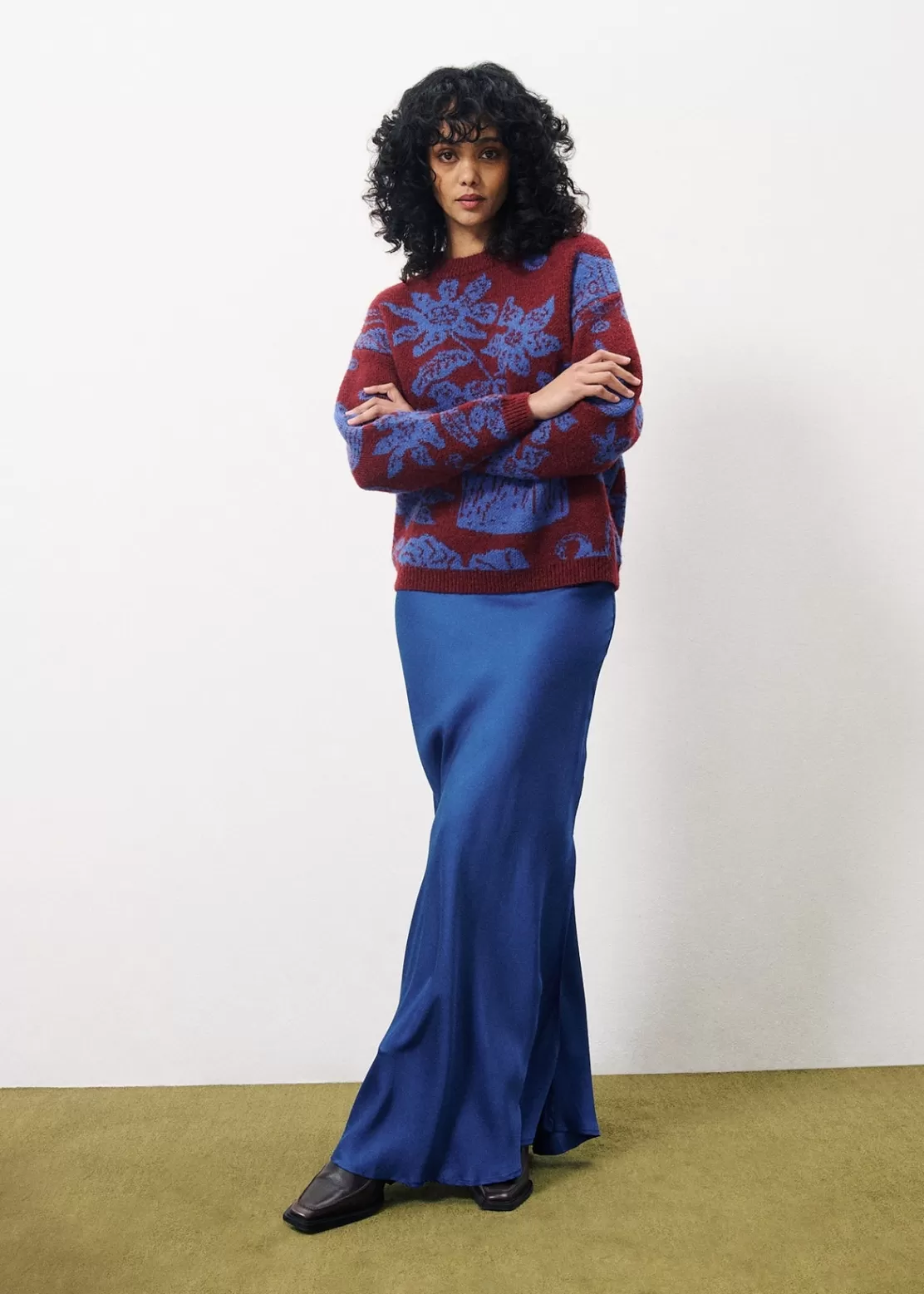 FRNCH Skirts^CHAN Skirt Blue