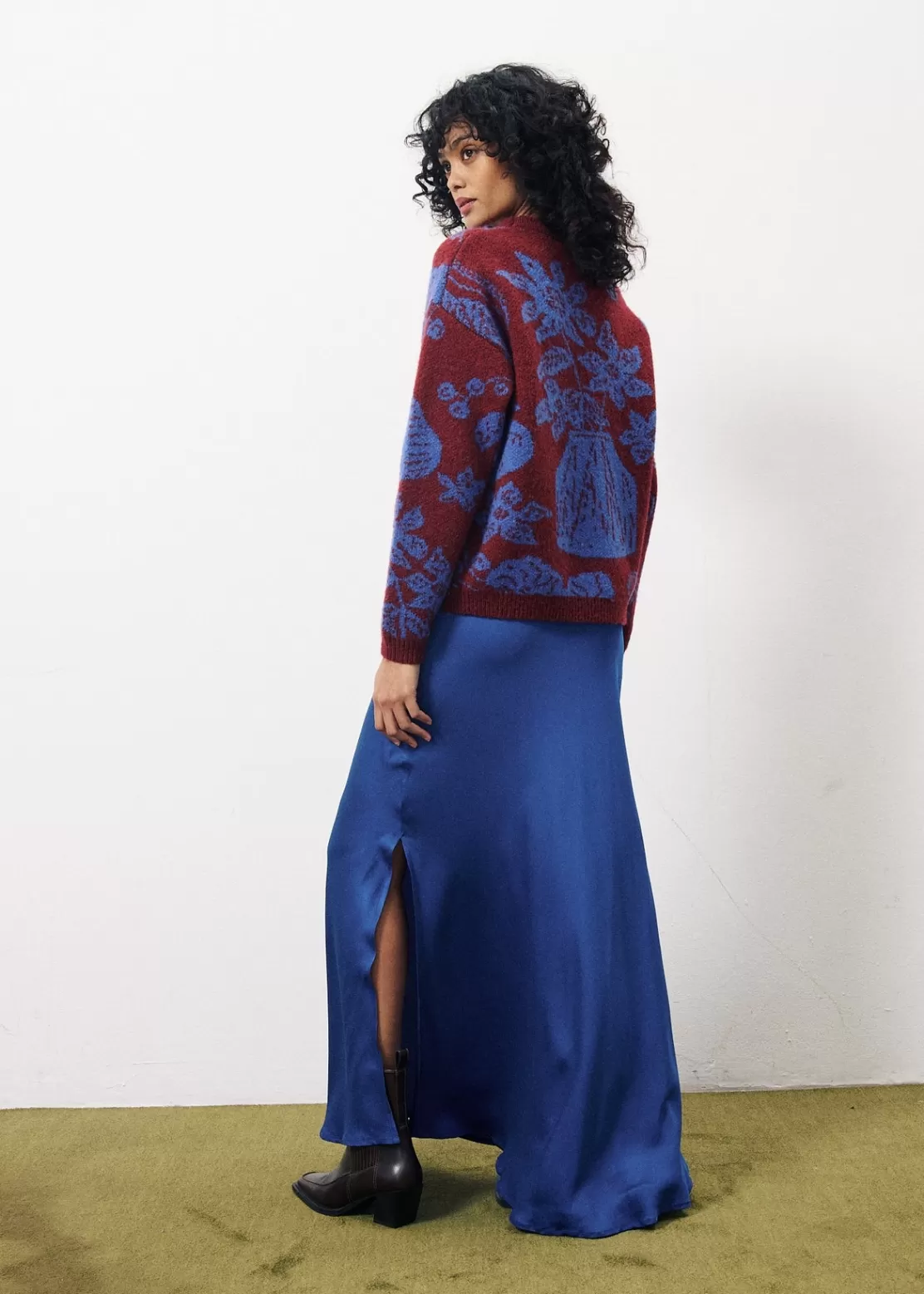 FRNCH Skirts^CHAN Skirt Blue
