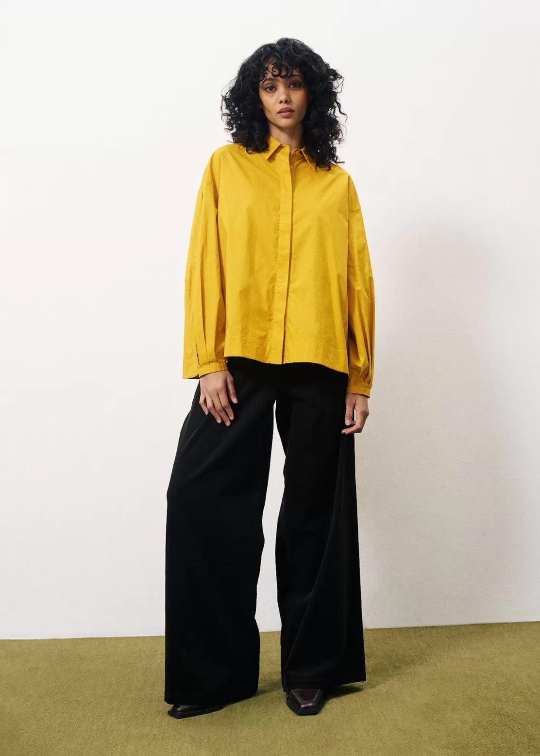 FRNCH Shirts & Tops^CHARLOTTE Shirt Yellow