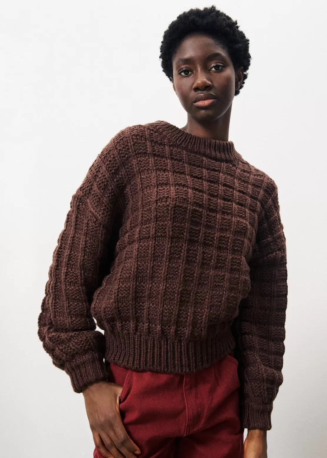 FRNCH Sweaters & Cardigans^CHJARA Sweater Brown