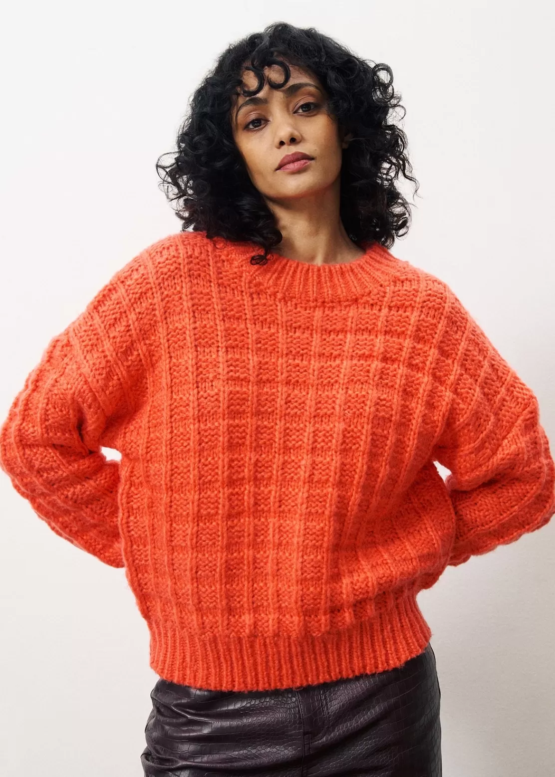 FRNCH Sweaters & Cardigans^CHJARA Sweater Orange