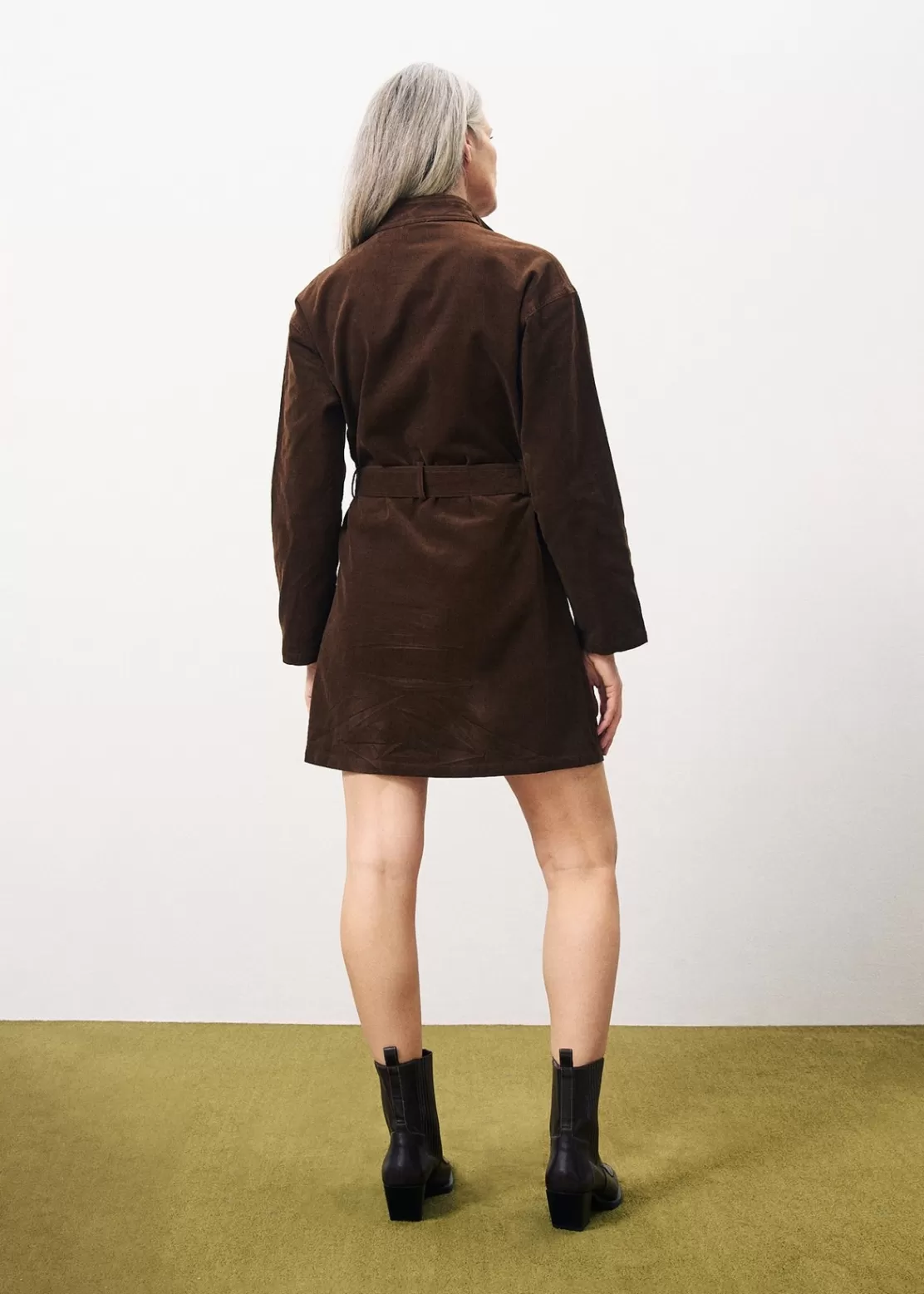 FRNCH Dresses^CLOELIA Dress Brown