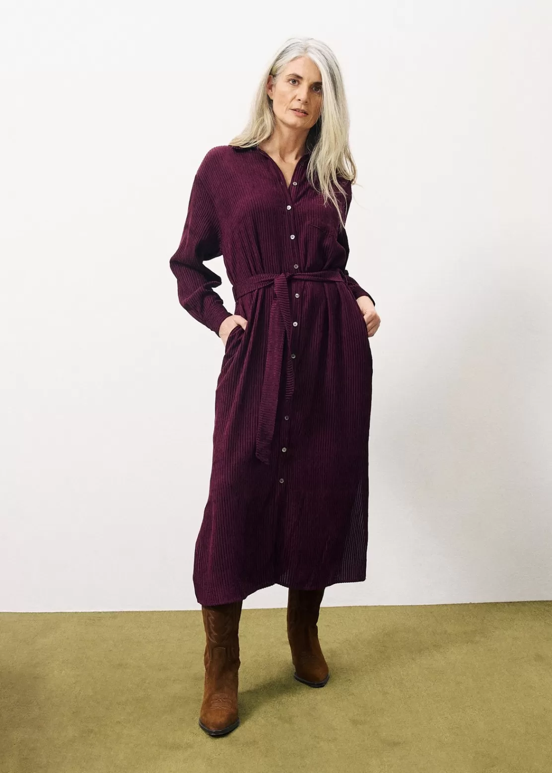 FRNCH Dresses^CLORIS Dress Red