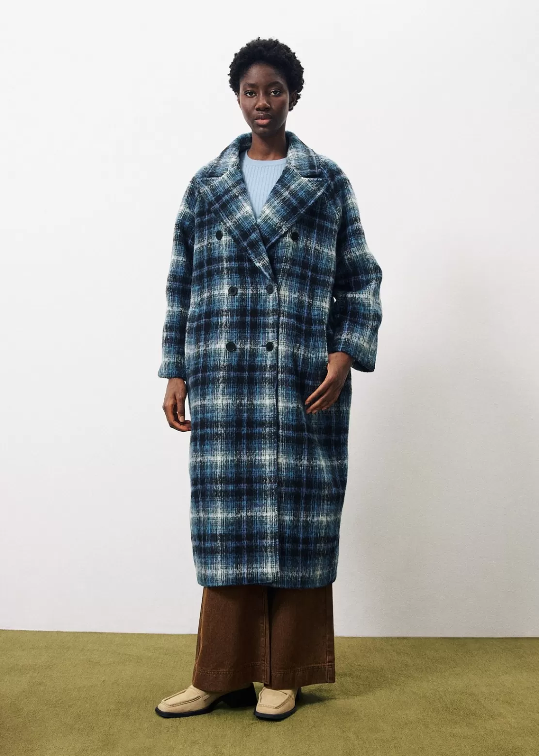 FRNCH Coats & Jackets^DELPHINA Coat Blue