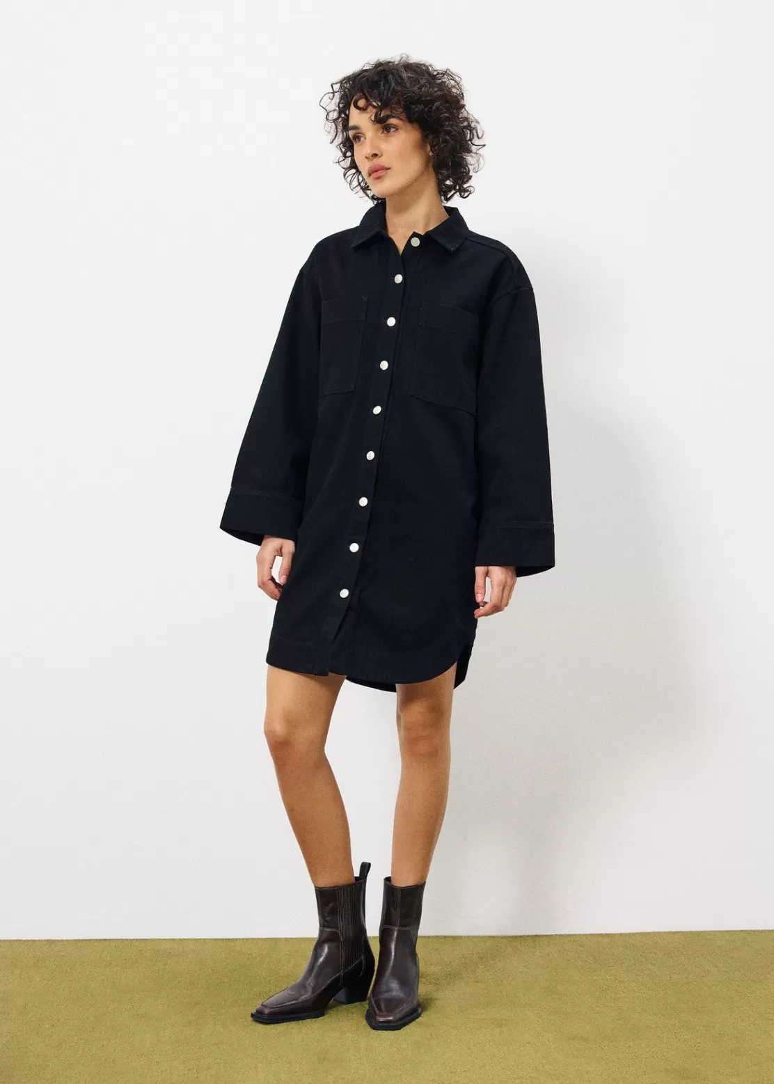 FRNCH Dresses^DOMITILLE Dress Grey