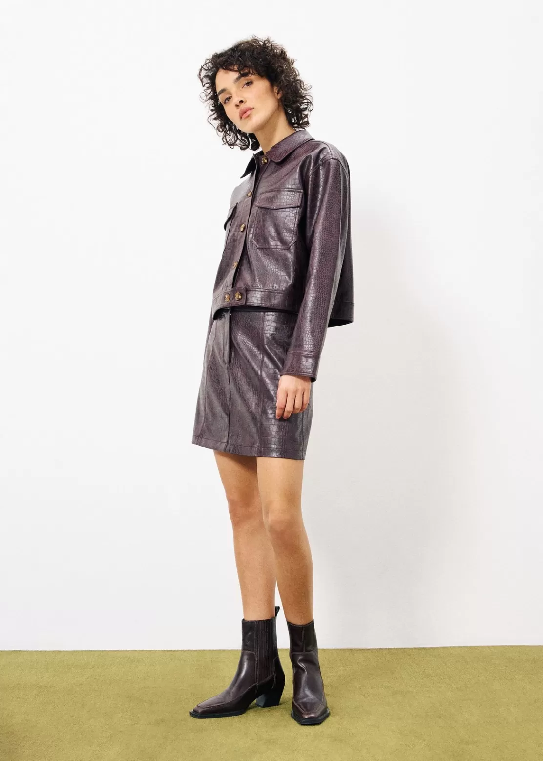 FRNCH Skirts^ELIEN Skirt Brown