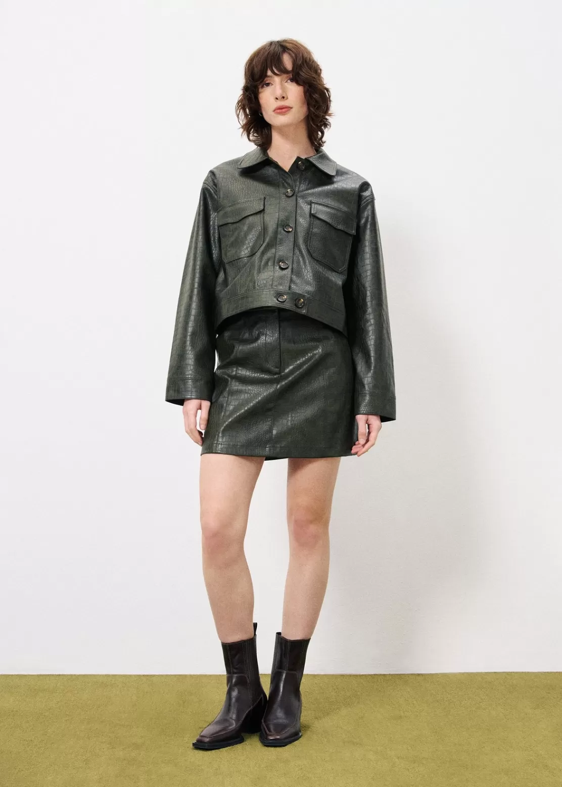 FRNCH Skirts^ELIEN Skirt Green