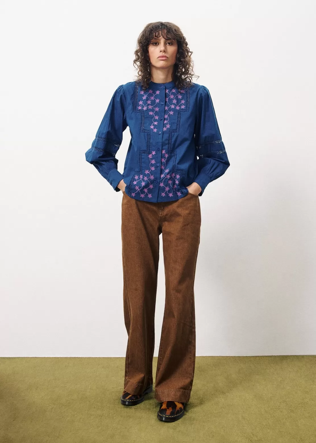 FRNCH Shirts & Tops^EVALEEN Blouse Blue