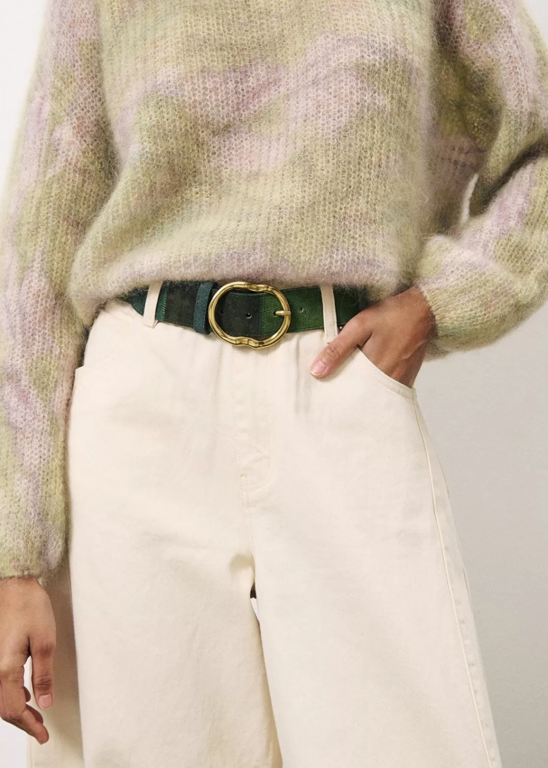 FRNCH Accessories^IDALIA Belt Green