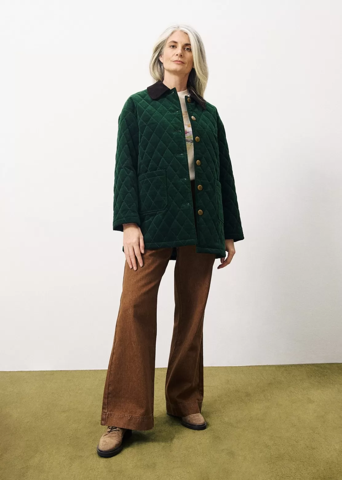 FRNCH Coats & Jackets^LAIA Coat Green