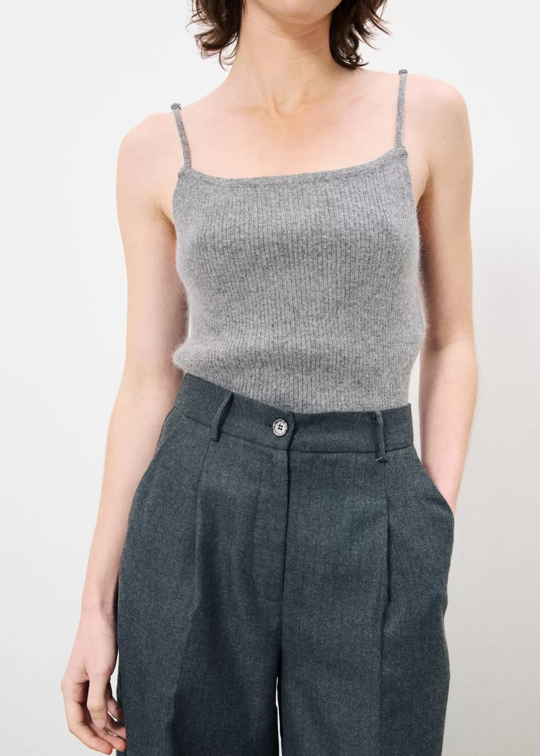 FRNCH Shirts & Tops^LETTY Tank Top Grey