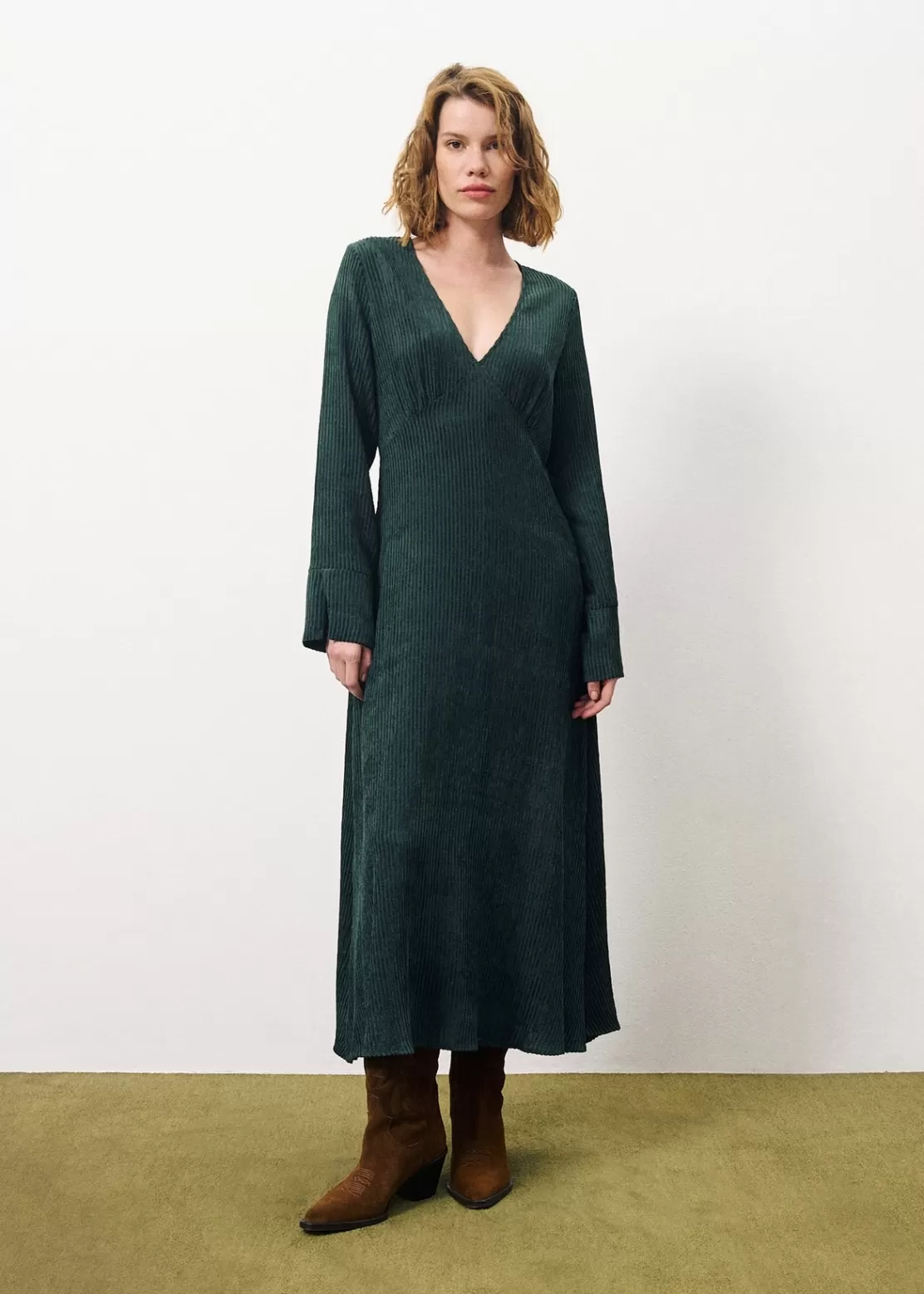 FRNCH Dresses^LISNA Dress Green