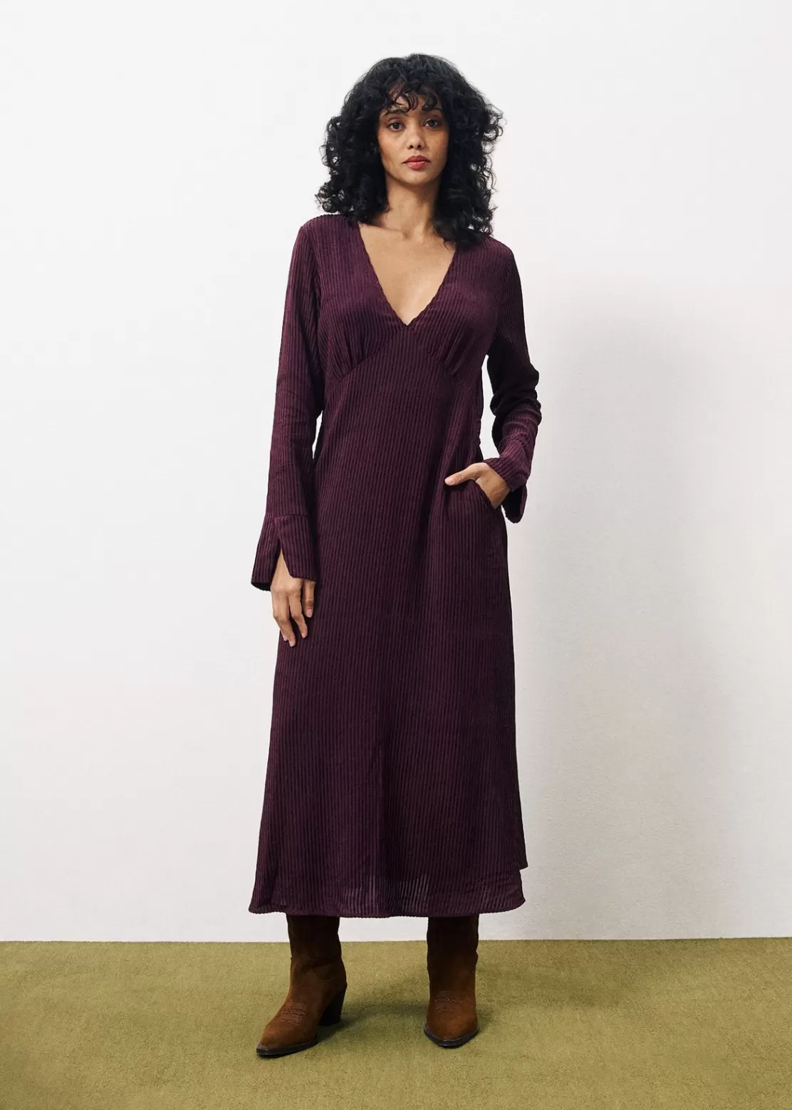 FRNCH Dresses^LISNA Dress Red