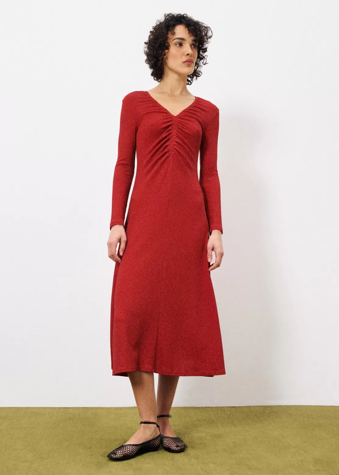 FRNCH Dresses^MAEE Dress Red