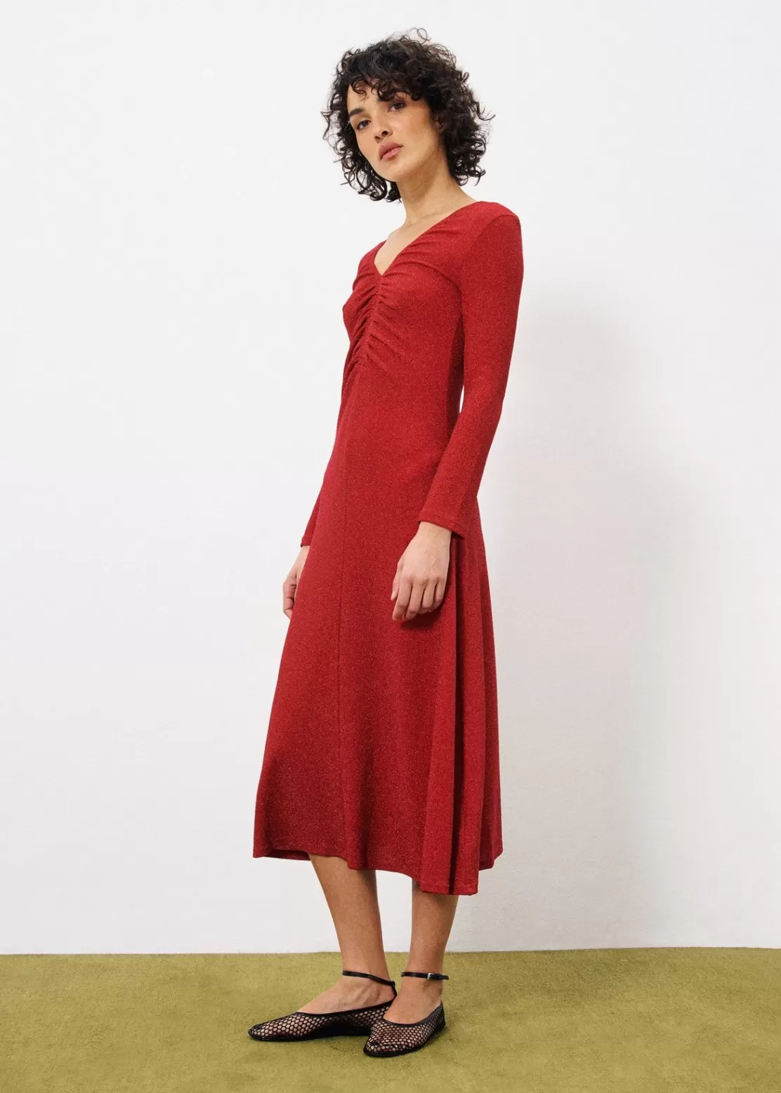 FRNCH Dresses^MAEE Dress Red