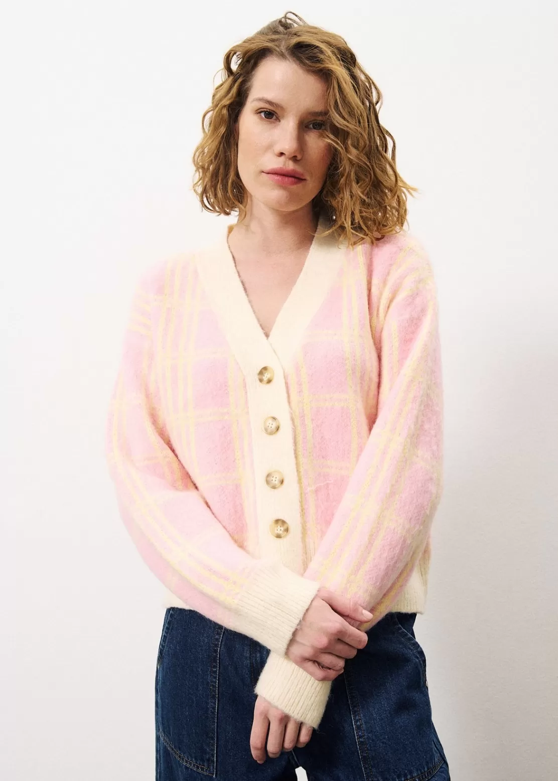 FRNCH Sweaters & Cardigans^MANILA Cardigan Light pink