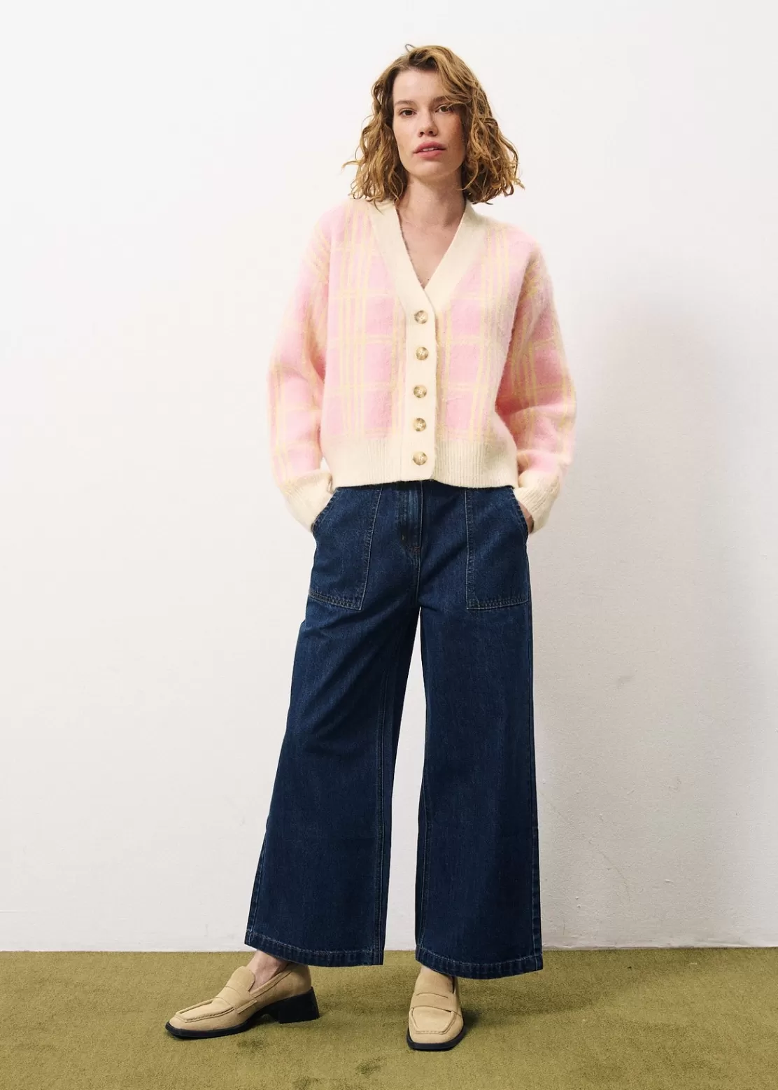 FRNCH Sweaters & Cardigans^MANILA Cardigan Light pink