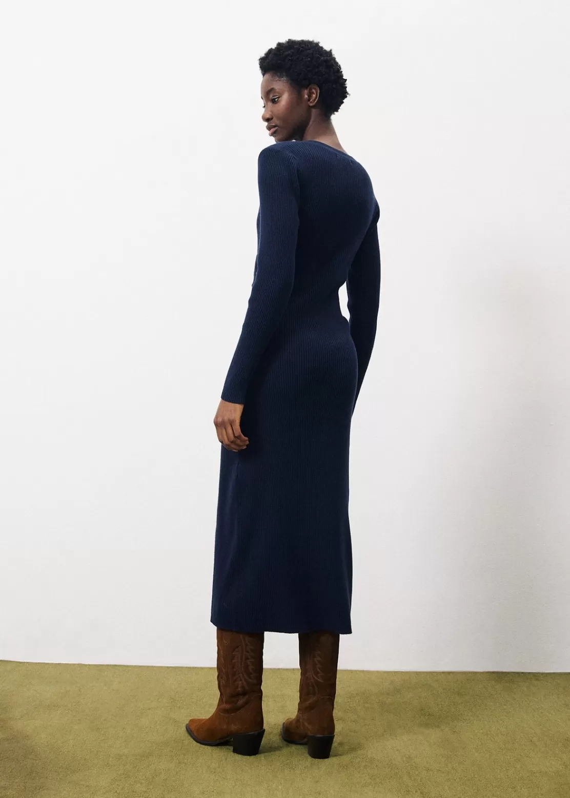 FRNCH Dresses^MARGAUX Dress Blue