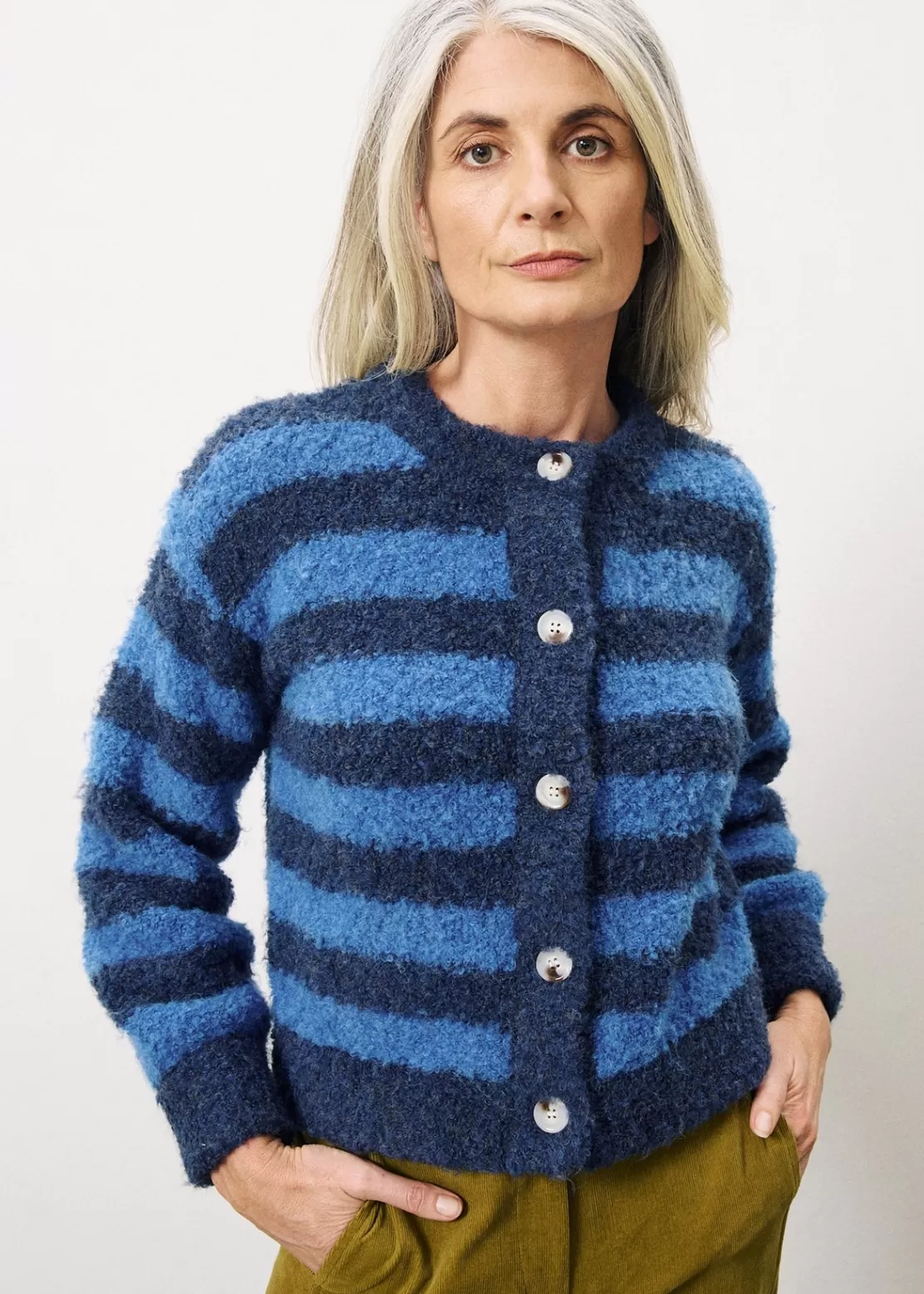 FRNCH Sweaters & Cardigans^MEGANE Cardigan Blue