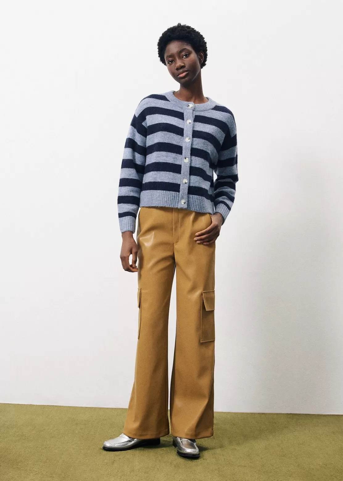 FRNCH Sweaters & Cardigans^MEGANE Cardigan Blue